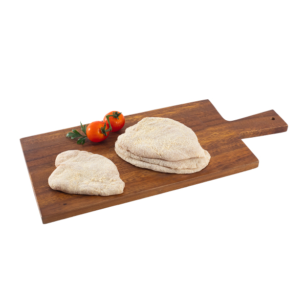 Milanesa casera de pechuga fresca <br> bolsa x 12 und.