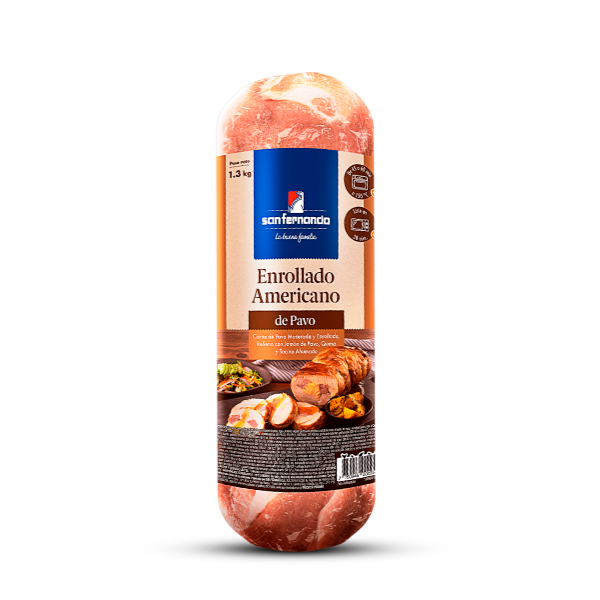 Enrollado americano de pavita x 1.30 Kg