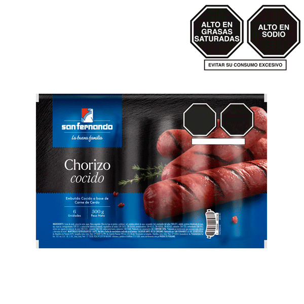 Chorizo cocido x 500 Gr.