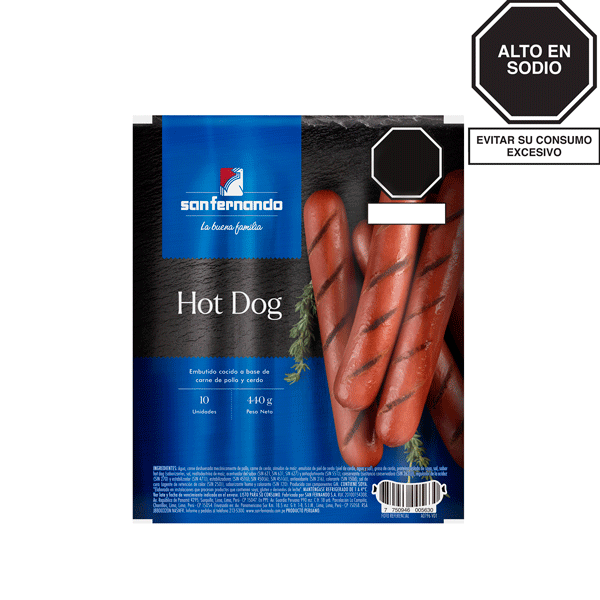 Hot dog <br>x 440 Gr.
