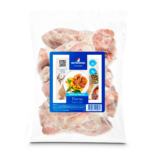 Pierna de pavo en trozos x 7 Kg