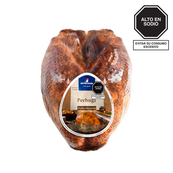 Pechuga Horneada de Pavo Rango 3 a 4 Kg.