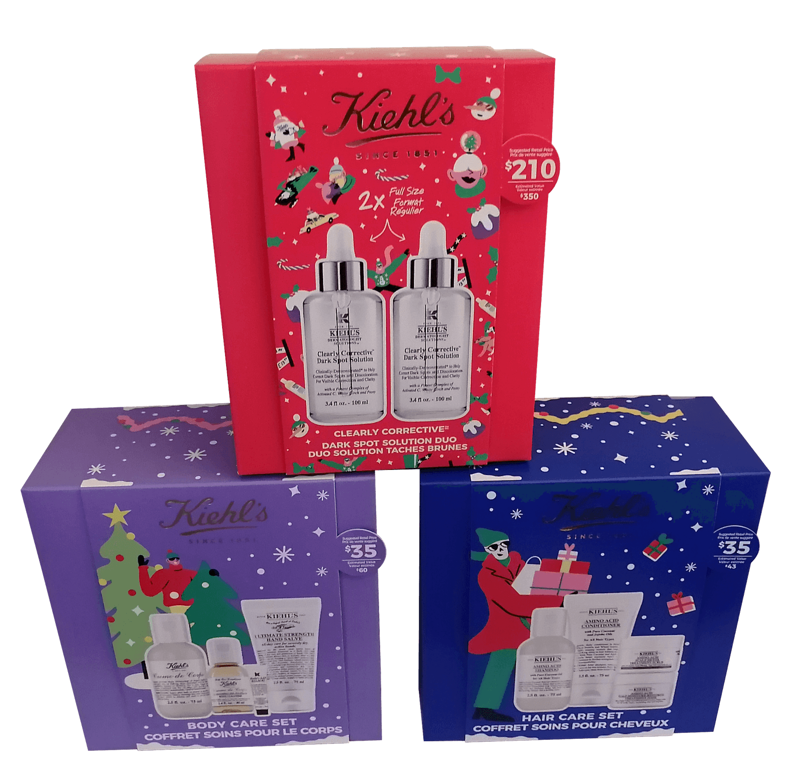 Kiehl's holiday set packaging 