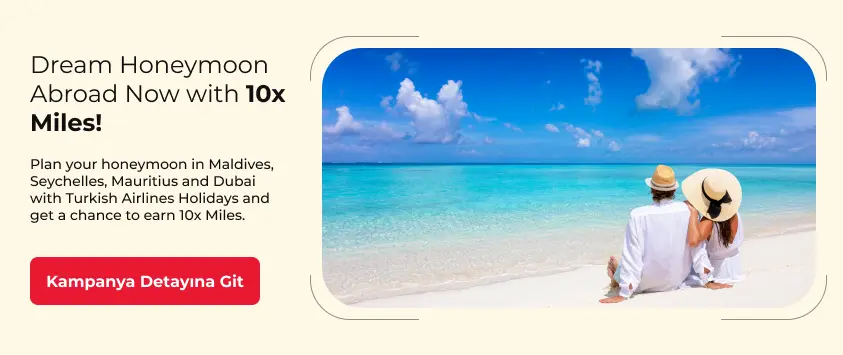 Dream Honeymoon Abroad Now with 10x Miles!