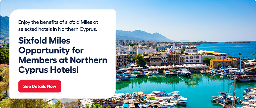 Special Sixfold Miles Opportunity for Members at Northern Cyprus Hotels!