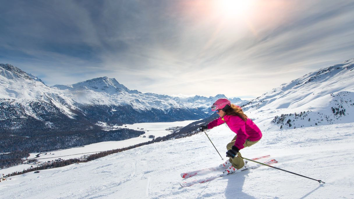 Skiing and snowboarding