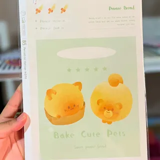 Caderno Brochura Pautado Pets Bread B5