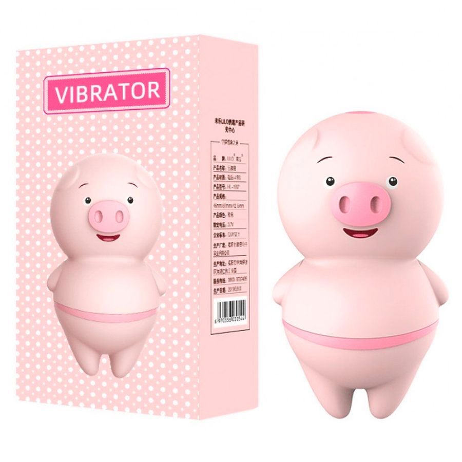 Estimulador Clitoriano Porquinho E Linguinha 6 Modos De Vibração Recarregável 