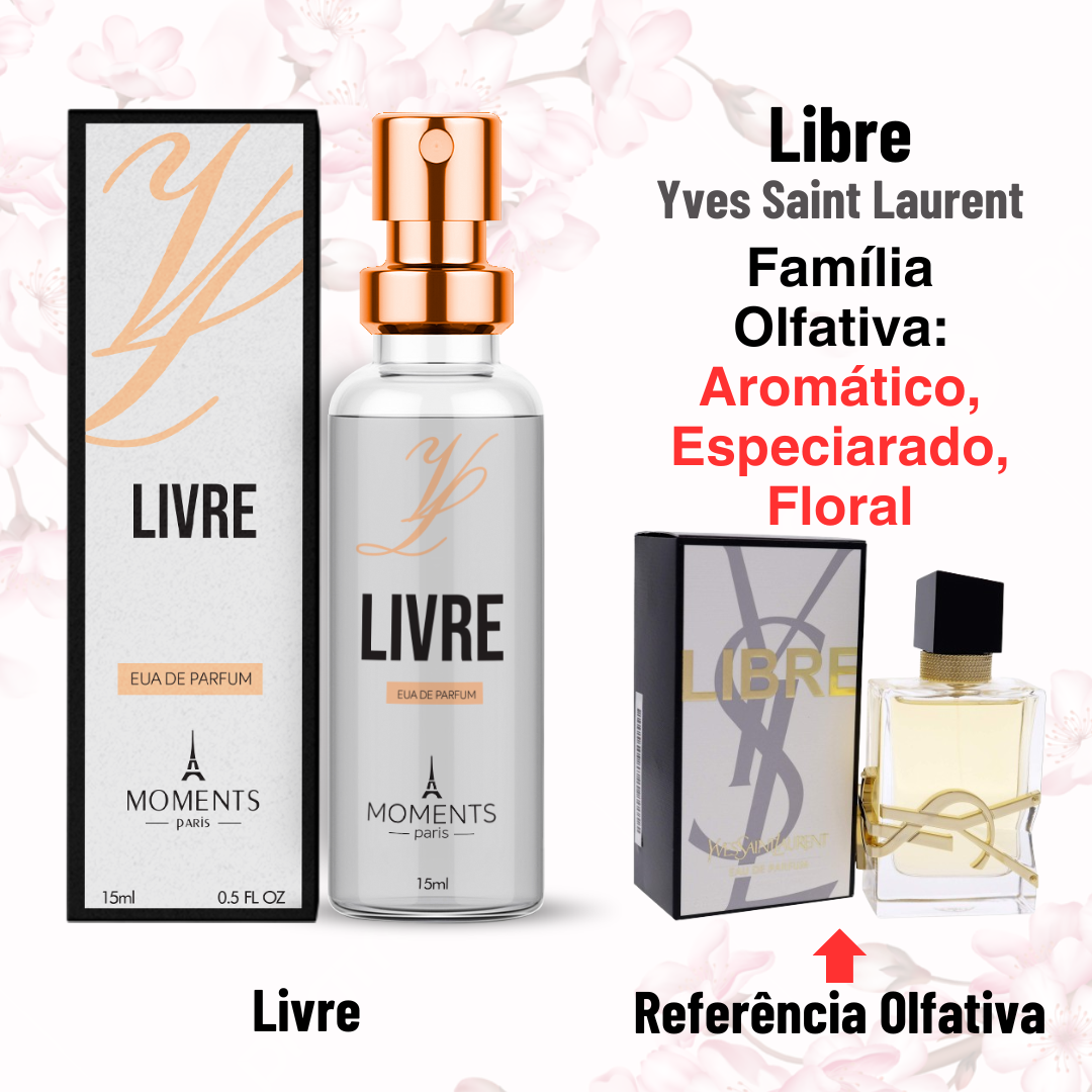 Perfume Feminino Livre 15ml - Inspiração Libre Yves Saint Laurent