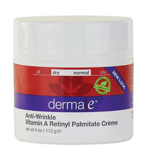 picture of derma e Anti Wrinkle Vitamin A Retinyl Palmitate Creme