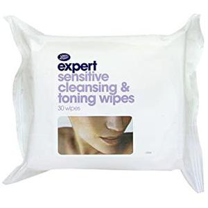 picture of Boots Expert Sensitive Cleansing & Toning Wipes