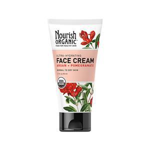 picture of Nourish Organic Ultra-Hydrating Face Cream, Argan + Pomegranate