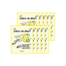 picture of A'bloom Sparkle-Me-Bright Brightening Lemon Lime Mask (10 Sheets)