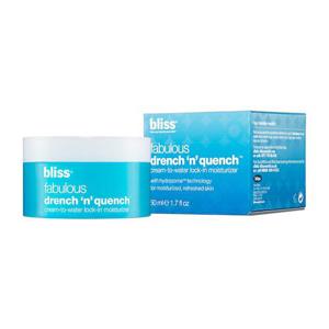 picture of Bliss Fabulous Drench N Quench Cream to Water Lock-in Moisturizer
