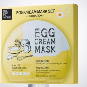 picture of Toocool4School Egg Cream Hydration Mask Set (5 Masks)