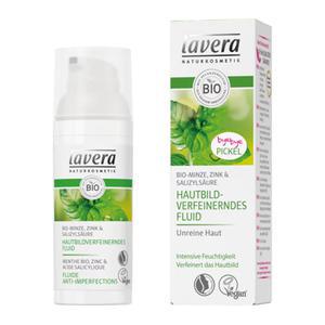 picture of Lavera Naturkosmetik Hautbildverfeinerndes Fluid Bio-Minze