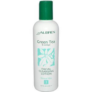 picture of Aubrey Organics Green Tea & Ginkgo Facial Cleansing Lotion, for Normal Skin