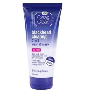 picture of Clean&Clear Blackhead Clearing 2-in-1 Wash & Mask