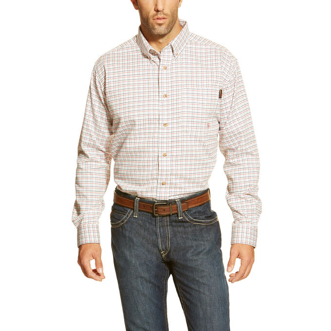 ARIAT® Men's FR Karnes Snap Work Shirt Image