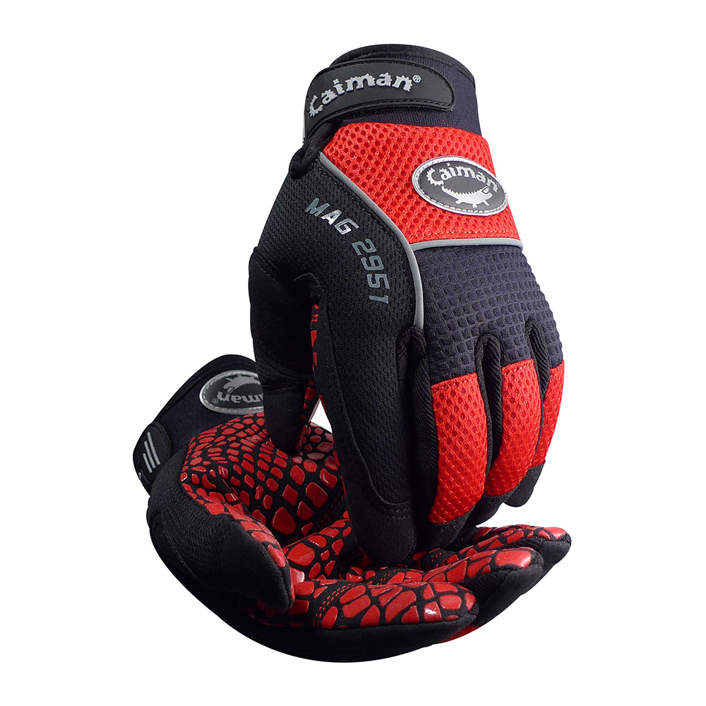 Caiman Rhino Tex Synthetic Leather Work Gloves