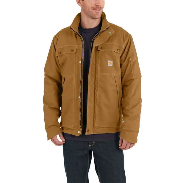 Carhartt® Flame-Resistant Duck Traditional Coat/Quilt-Lined Image