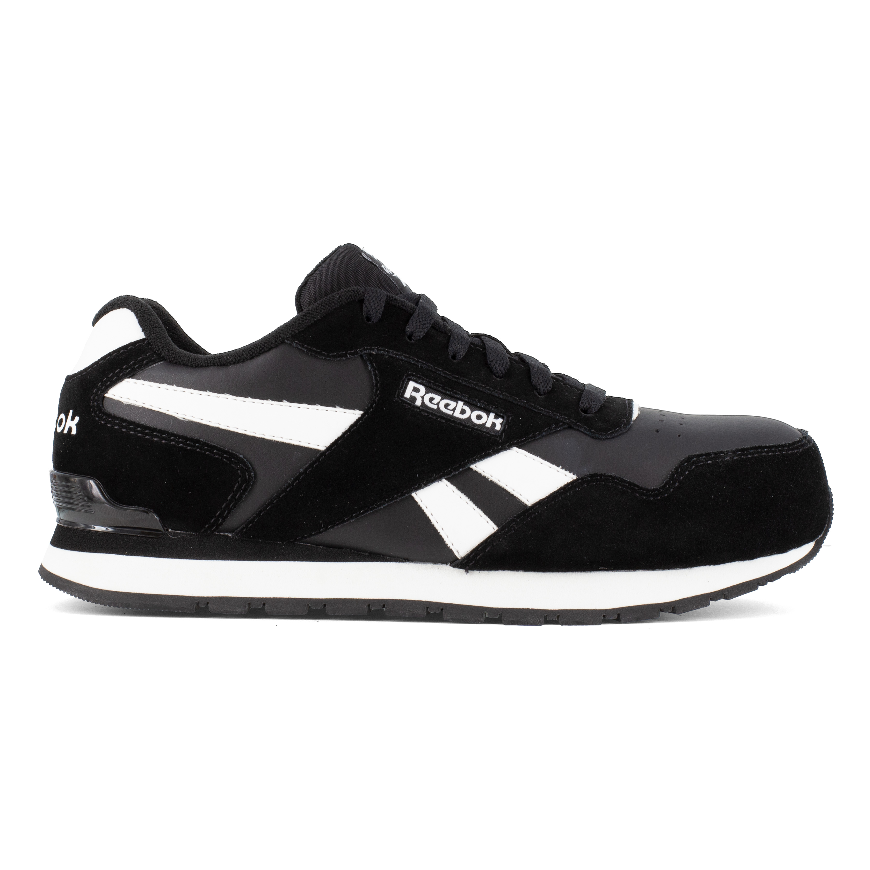 Reebok Harman Work Men's Classic Work Sneaker (black & white)