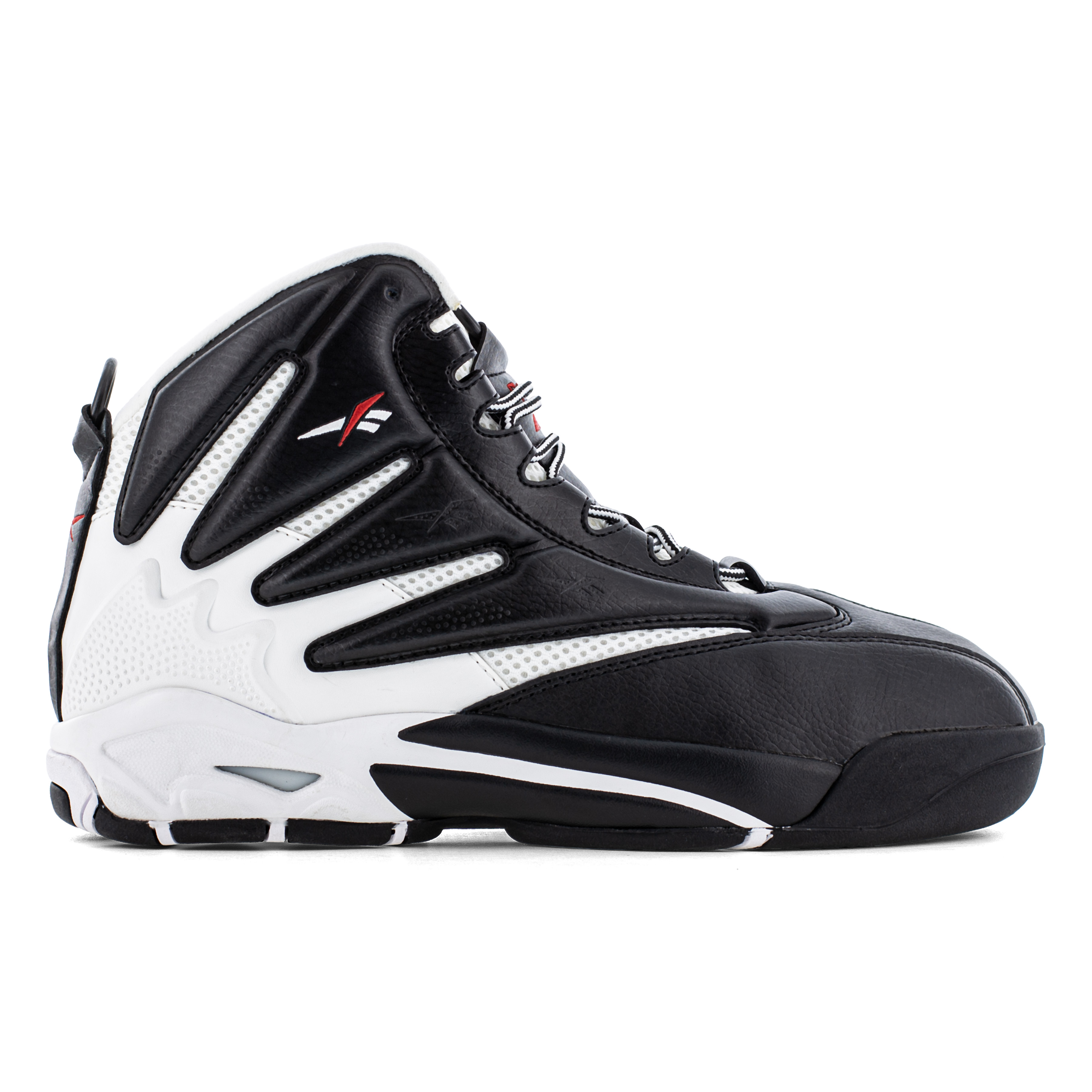 Reebok The Blast Work Men's Black and White High Top Work Sneaker