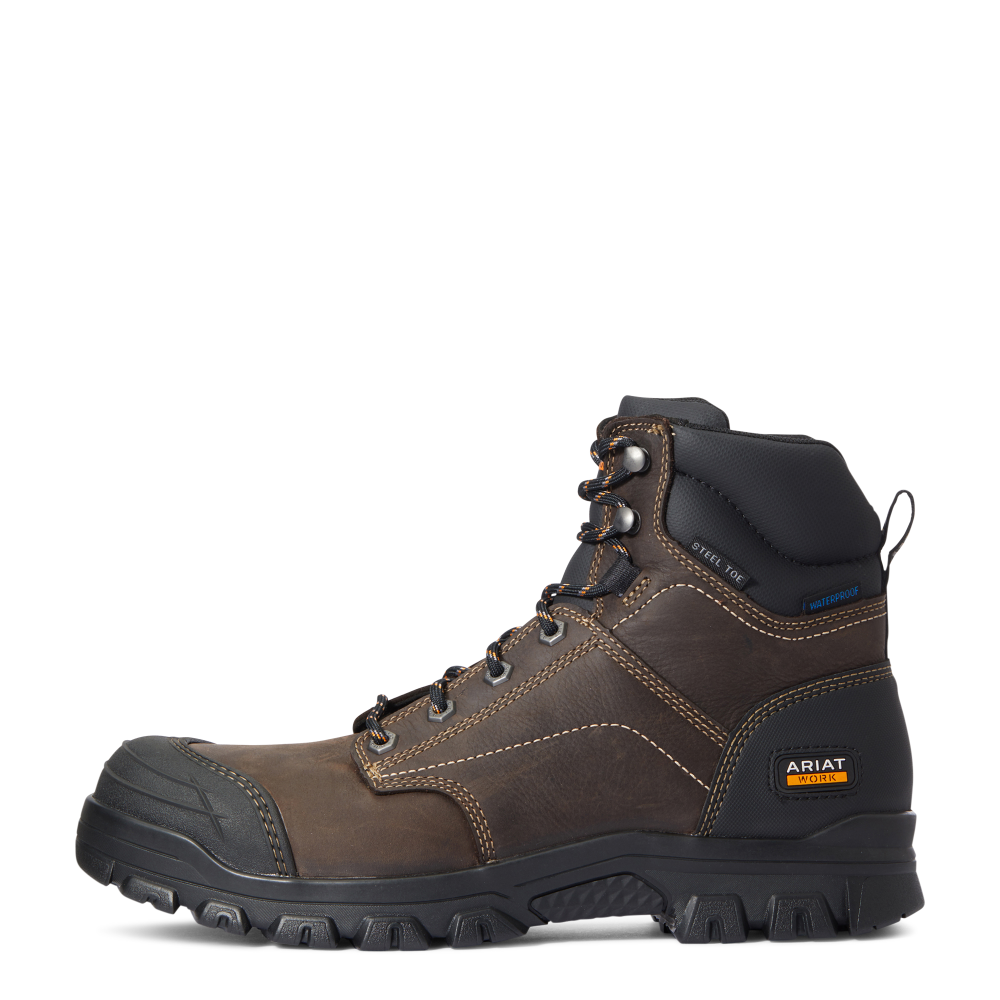 Men's KEEN Utility Milwaukee Waterproof Steel-Toe Boot Brown Image