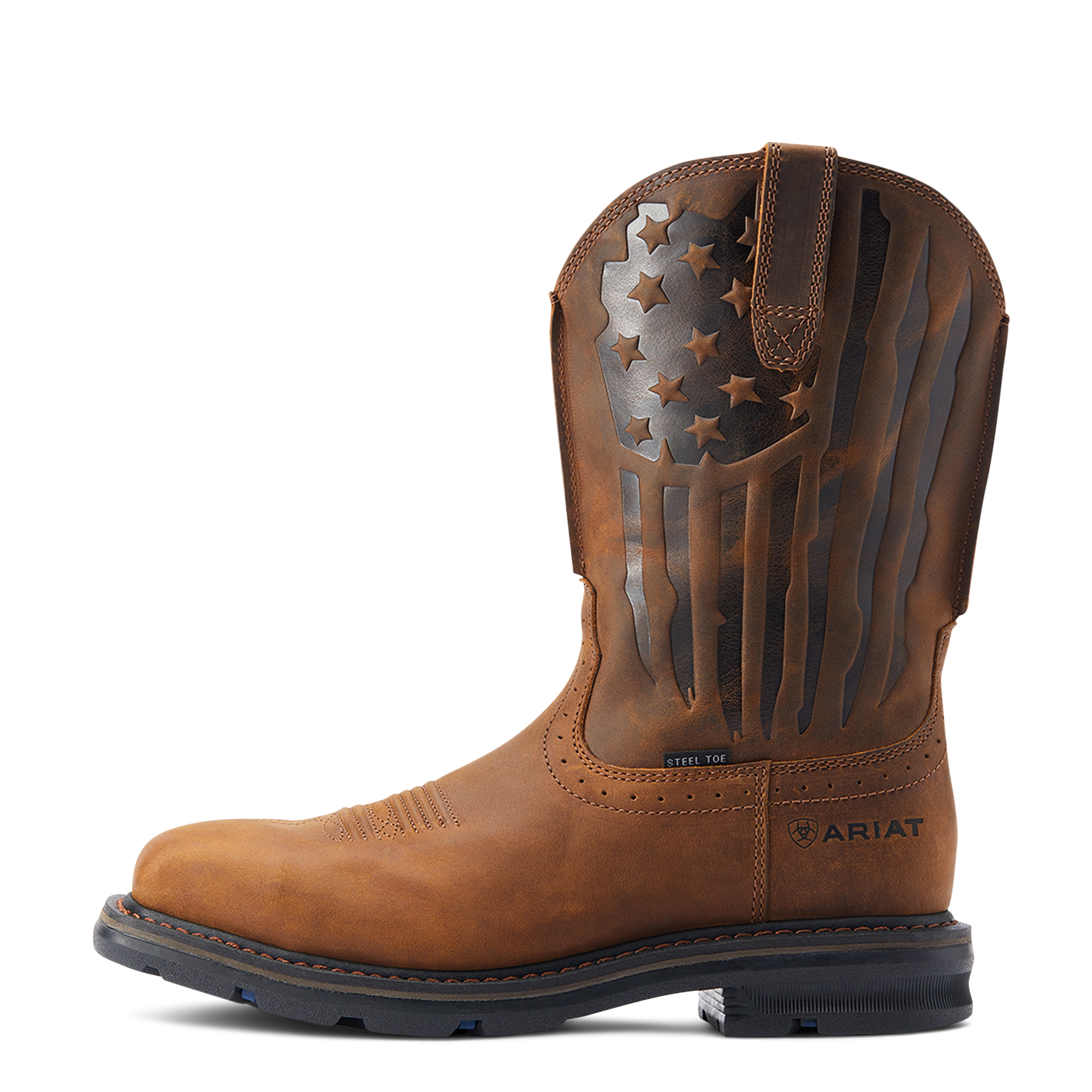 ARIAT® Men's Sierra Shock Shield Patriot Steel Toe Work Boot