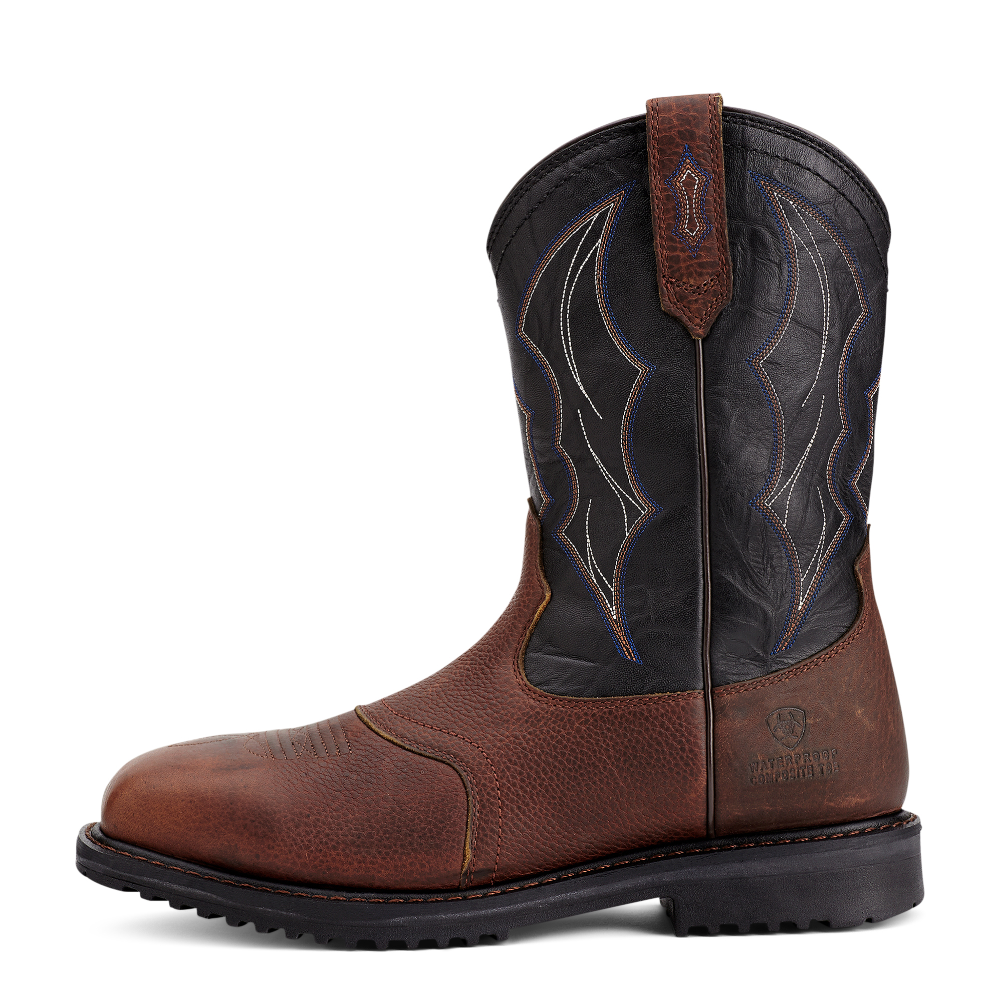 ARIAT® Men's RigTek Wide Square Toe Waterproof Composite Toe Work Boot