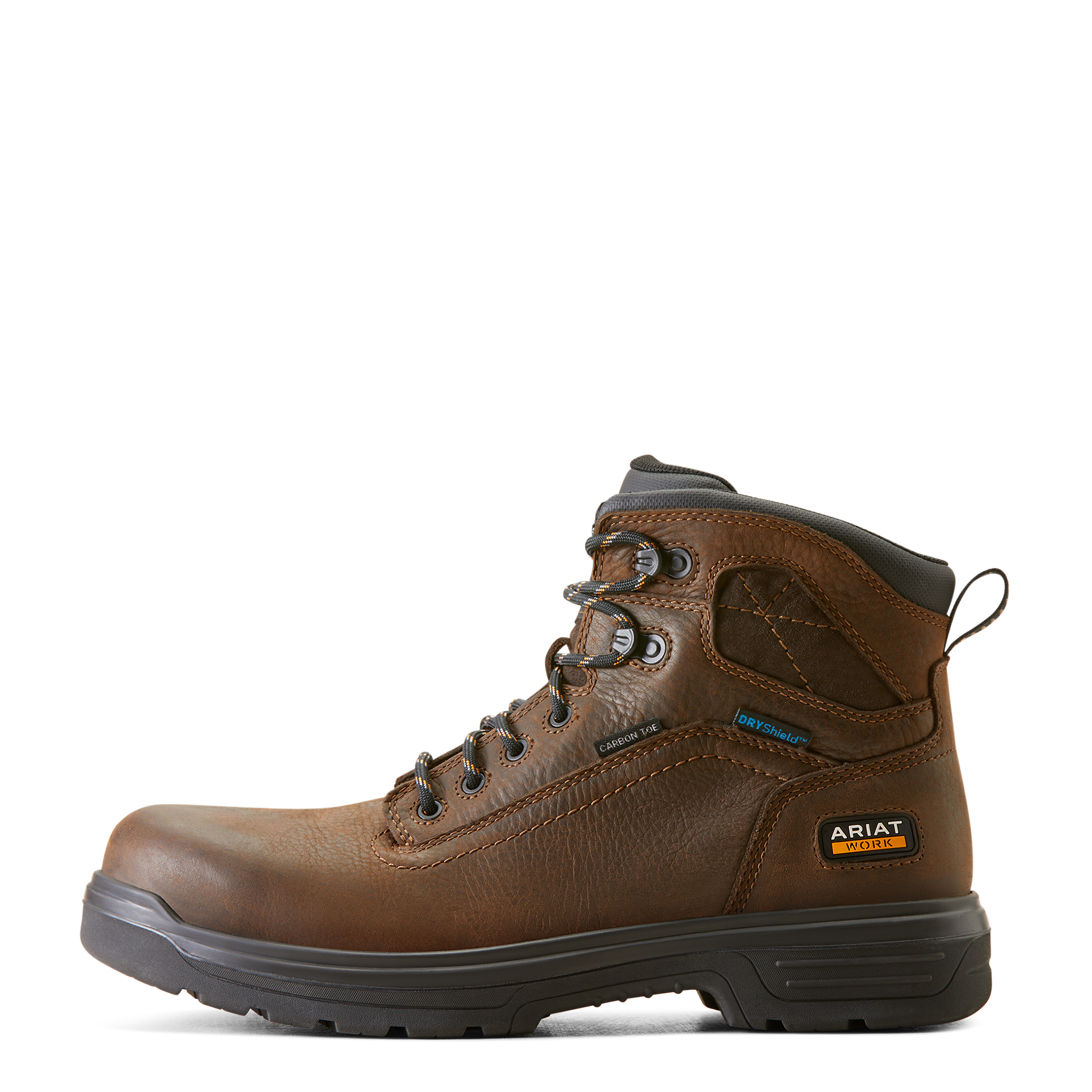 ARIAT® Men's Turbo 6" Waterproof Carbon Toe Work Boot (RICH BROWN)