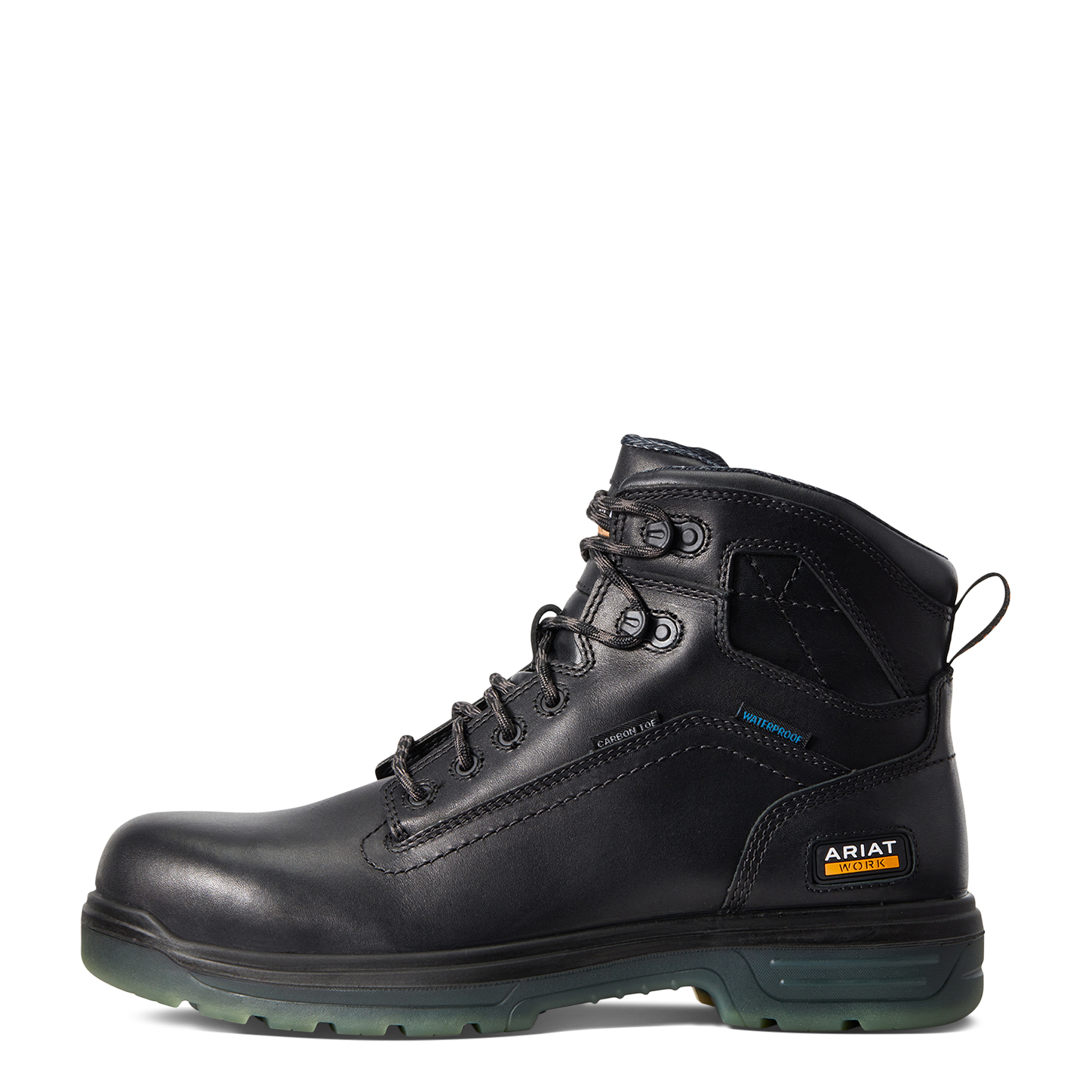 ARIAT® Men's Turbo 6" H2O CSA Carbon Toe Work Boot (BLACK)