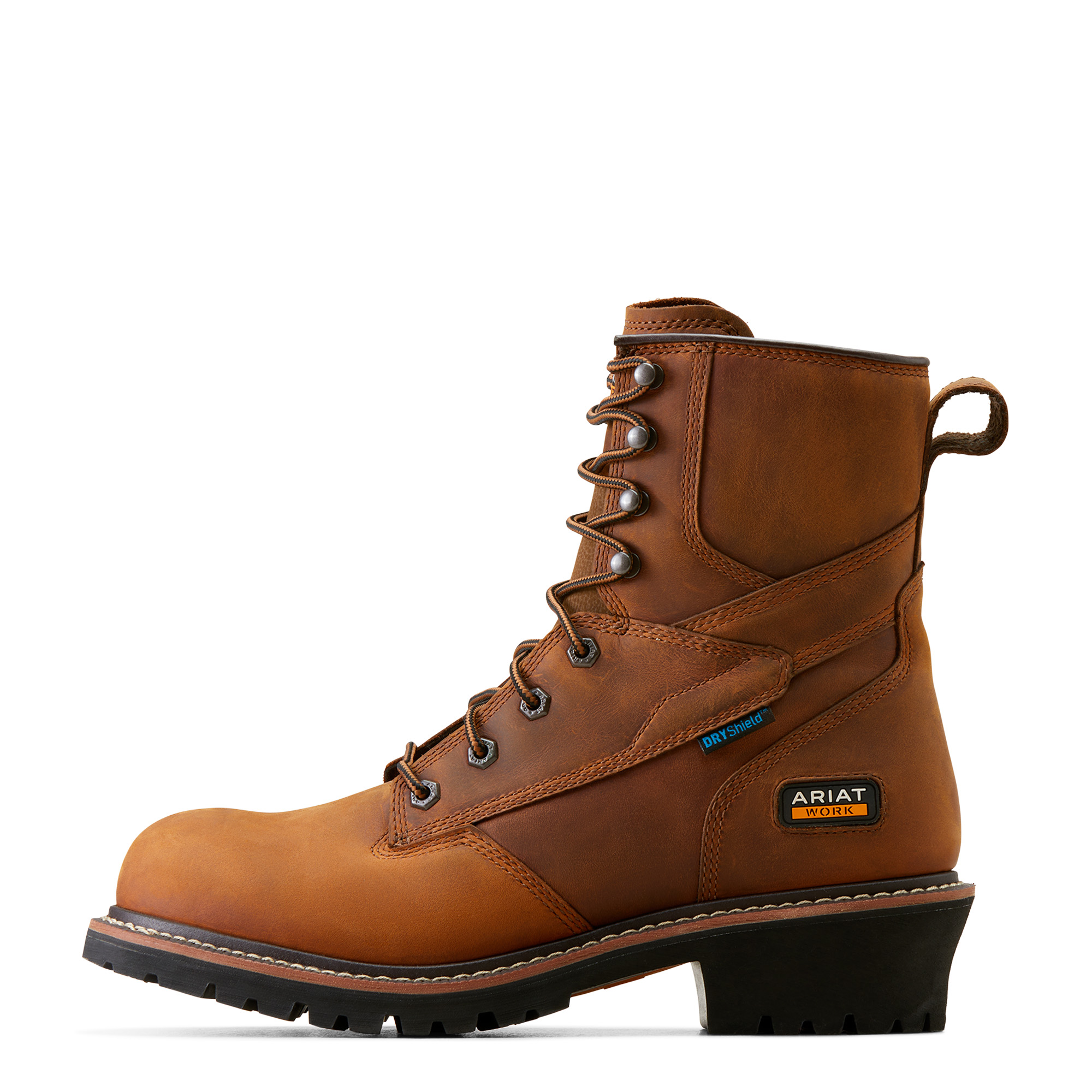 ARIAT® Men's Logger Shock Shield Waterproof Work Boot (COPPER BROWN)