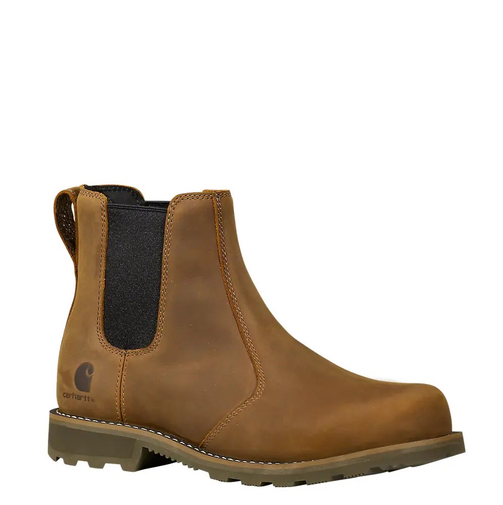 CARHARTT® WOMEN'S FRONTIER WATER RESISTANT CHELSEA (Bison Brown Oil Tan)