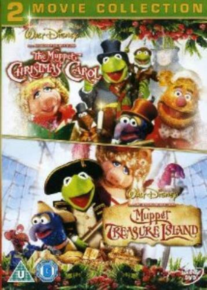The Muppet Christmas Carol Treasure Island Children's Family DVD Region 2