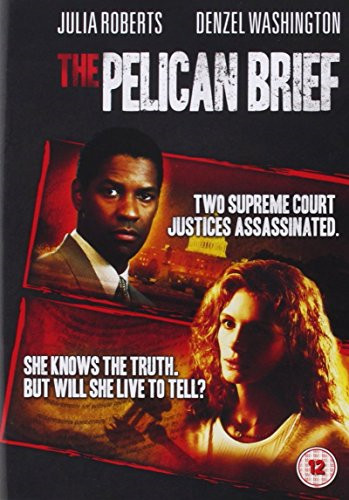 The Pelican Brief Thriller Mystery DVD Region 2 Warner Bros. Home Ent.