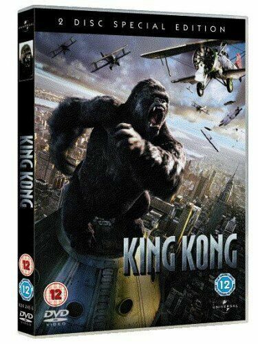 King Kong Action Adventure DVD Region 2 Universal Pictures 2005 Peter Jackson
