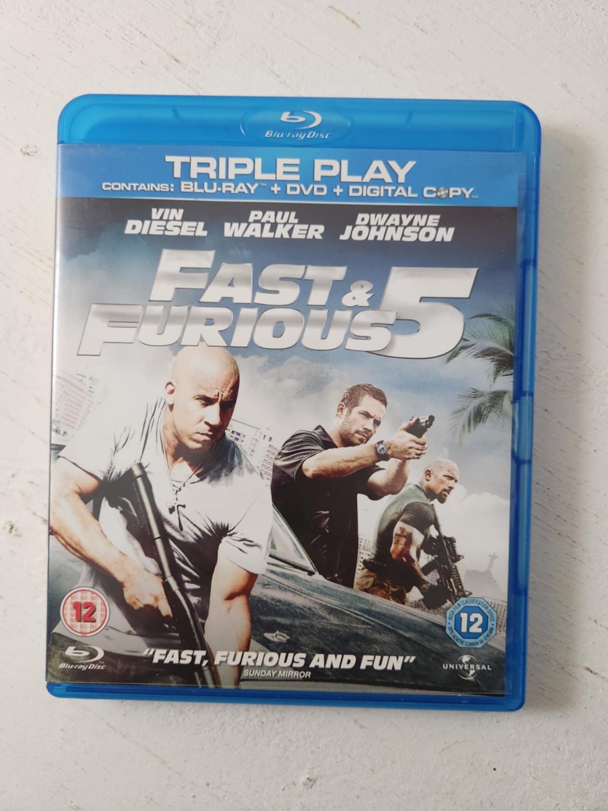 Fast Furious Action Adventure, Blu-ray Sony Pictures 2013 James Wan, Justin Lin