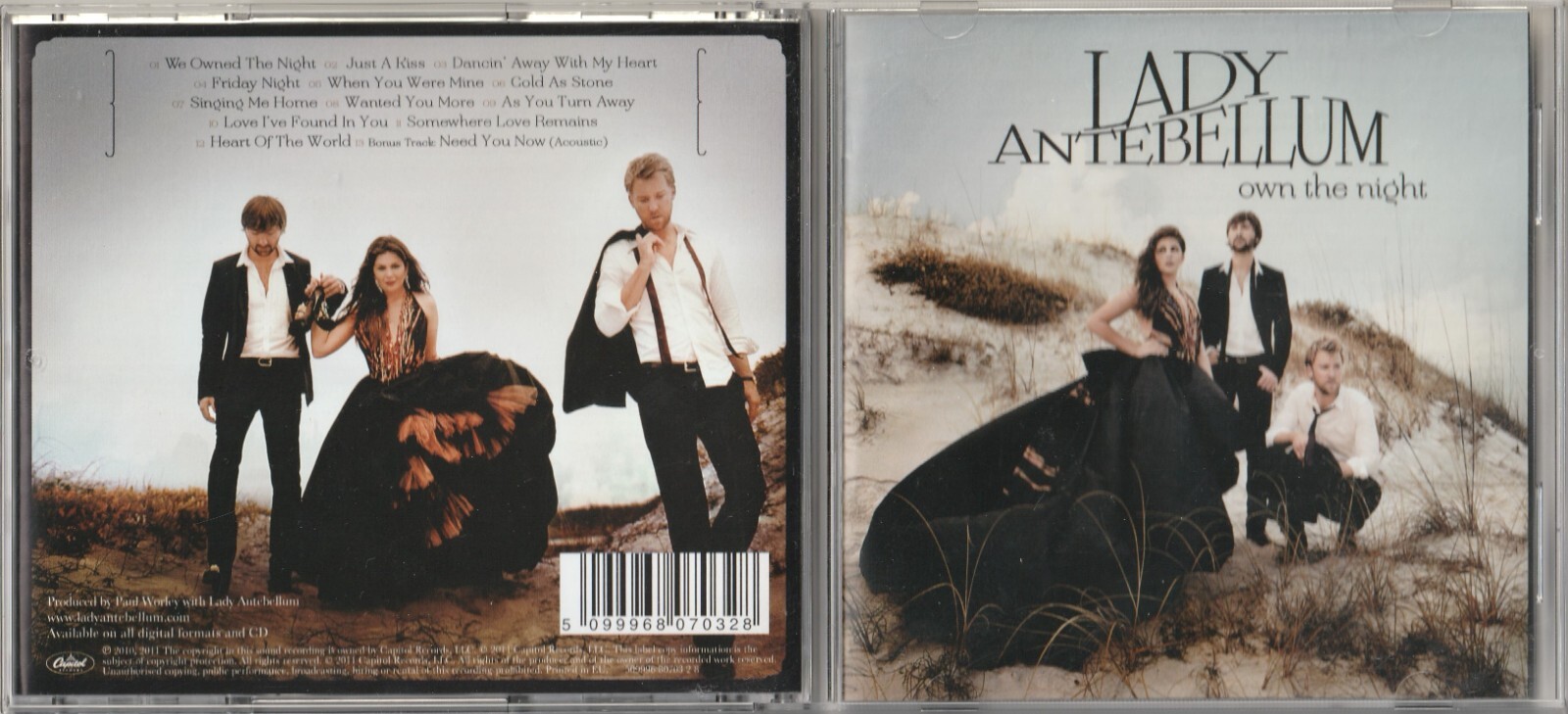 Lady Antebellum Own The Night Album (Capitol, CD 2011 Capitol Records