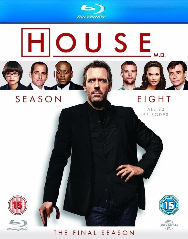 House Season 8 Drama Blu-ray Region Universal Pictures UK 2013
