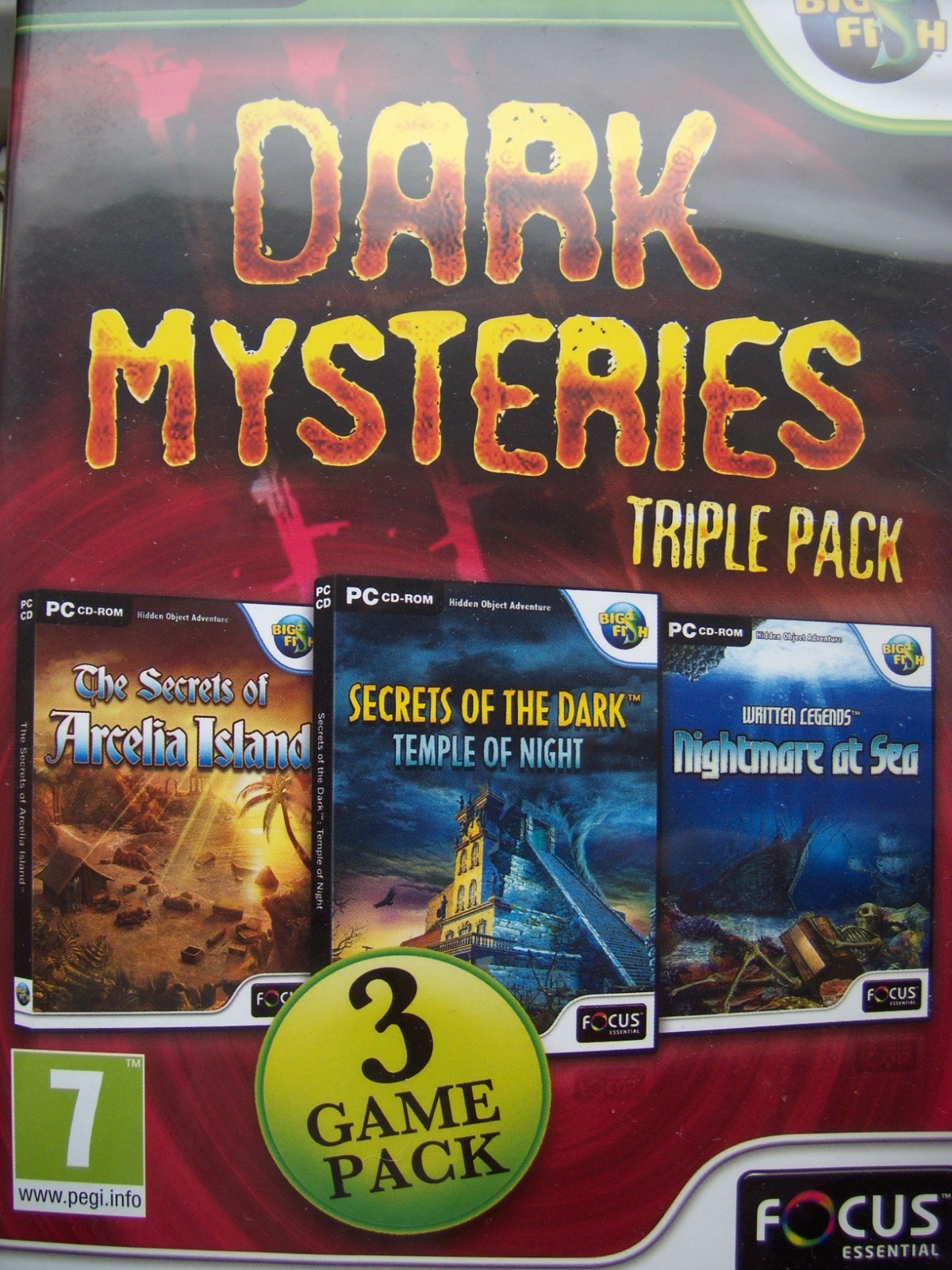 Triple Pack---Dark Mysteries---Hidden Object Adventure PC 2012