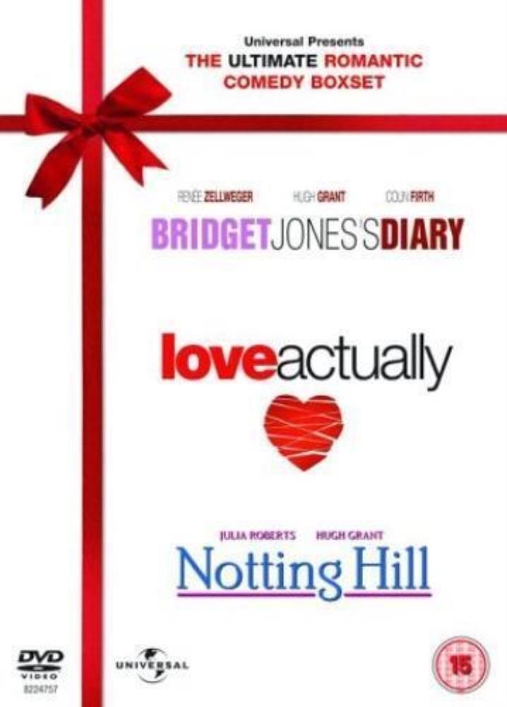 Love Actually/Bridget Jones's Diary/Notting Hill Romance Hugh Grant DVD Region 2