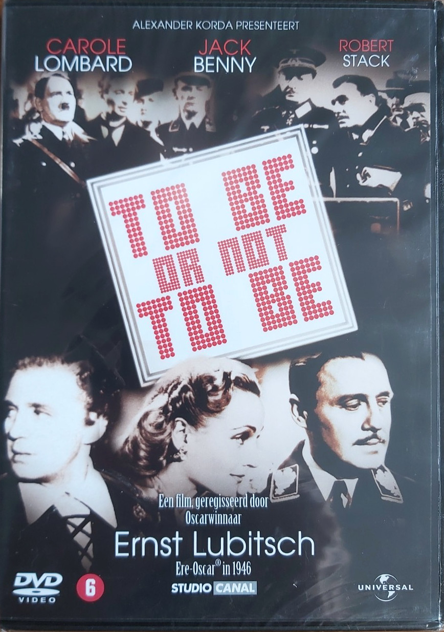 To Be Or Not Comedy, Romance, War DVD Region 2 Universal 2007 Ernst Lubitsch