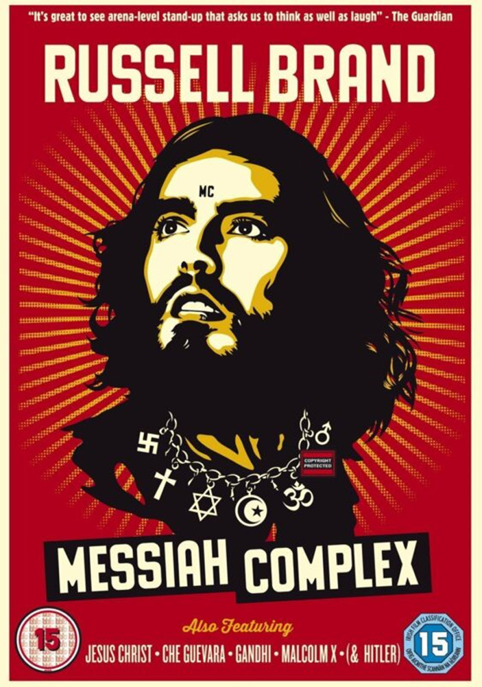 Russell Brand Messiah Complex Comedy DVD Region 2 Entertain 2013 Paul Wheeler