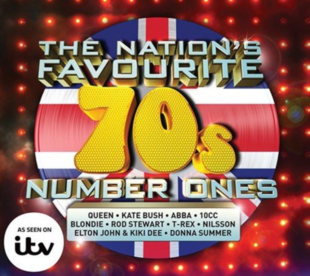 Various Artists The Nation's Favourite 70s Number Ones Audio CD 2015 Rhino