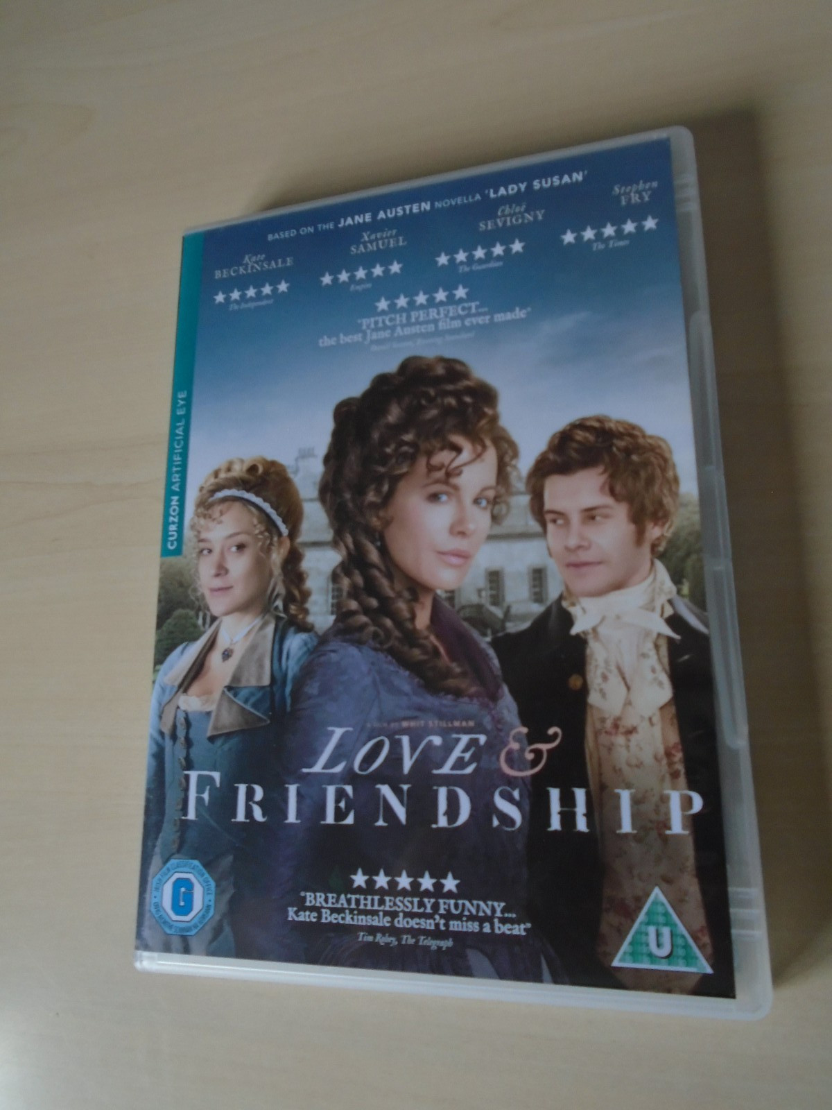 Love Friendship Comedy, Romantic DVD Region 2 Lionsgate 2016 Whit Stillman
