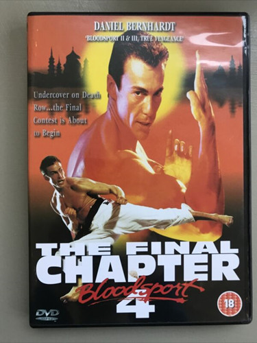 The Final Chapter Bloodsport 4 Action Adventure DVD Region 2 Sort Your Life Out