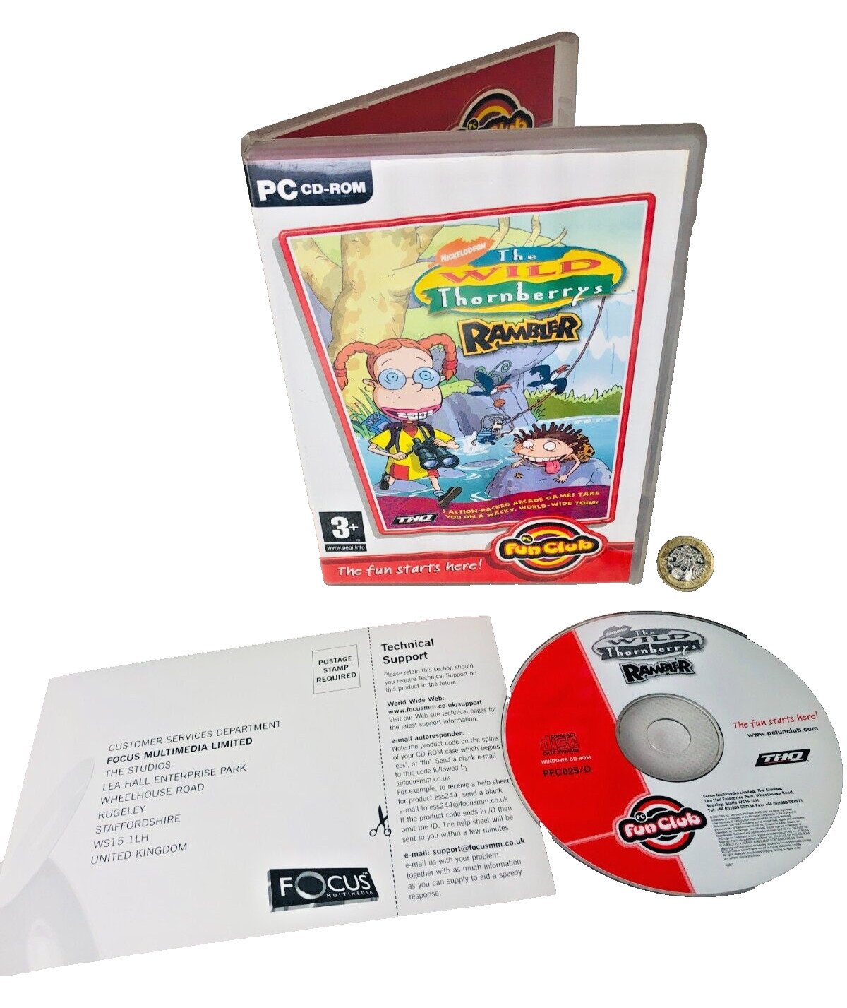 Game The Wild Thornberrys Rambler Nickelodeon Vintage Ra PC