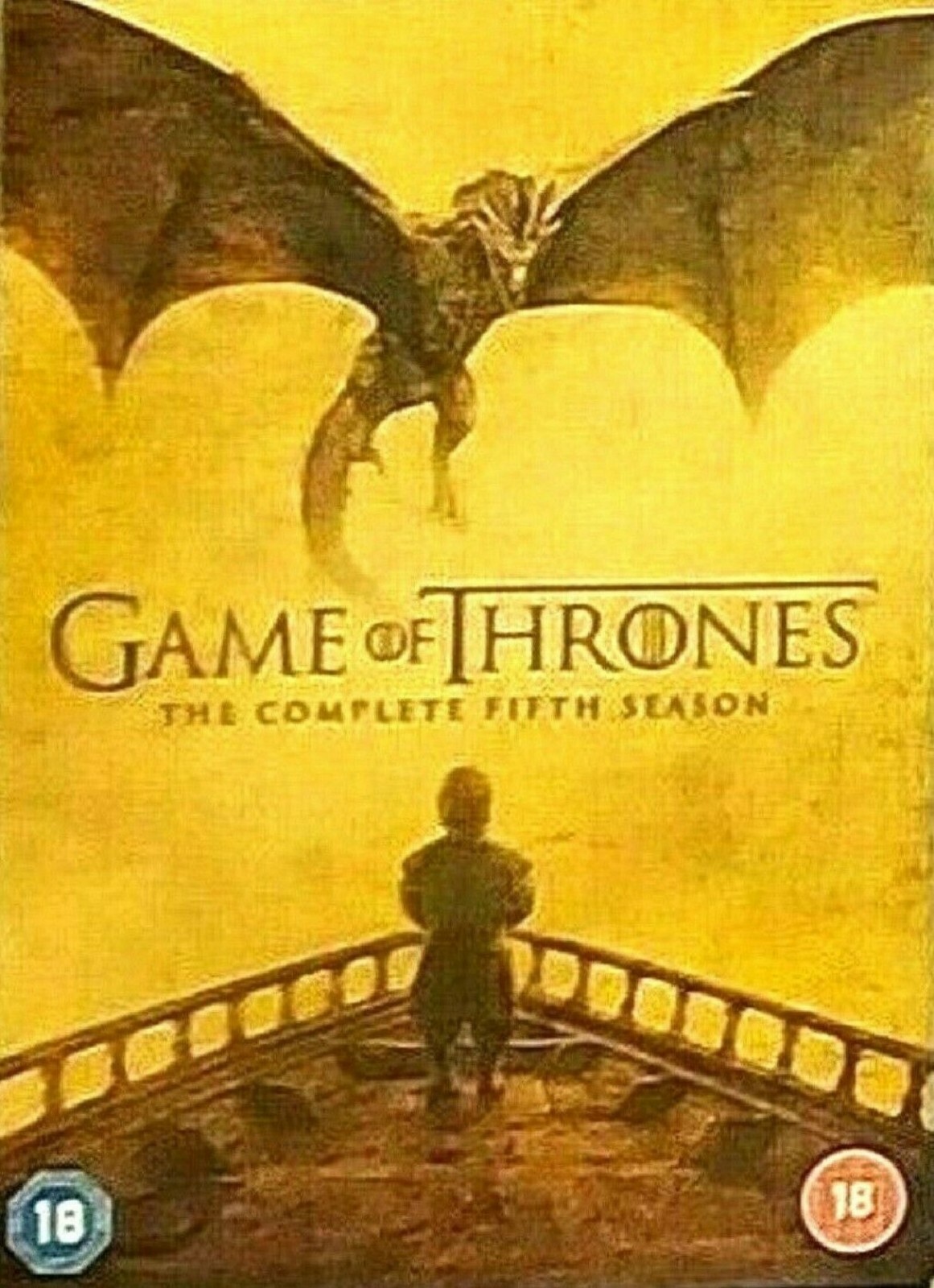 Of Thrones: Complete Fifth Season -2016,5-Discs) Region 2.*over 8 Hour* Game