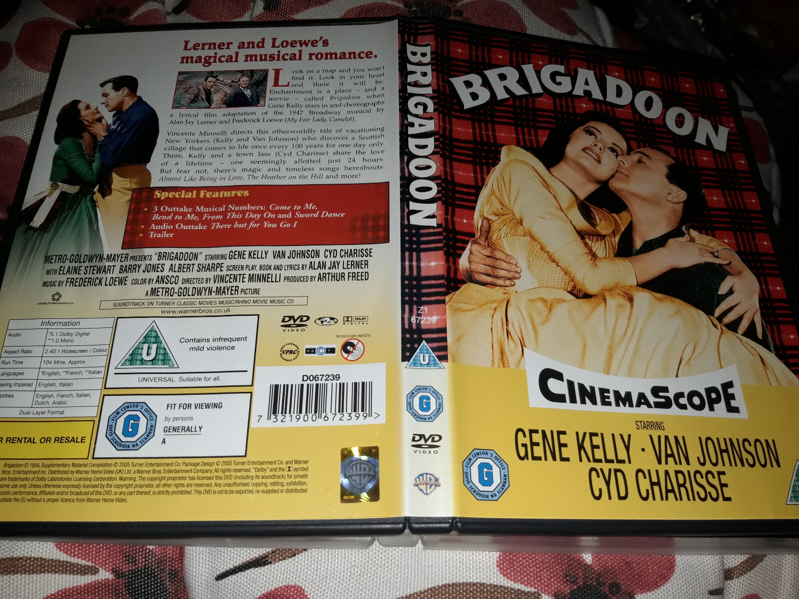 Brigadoon Gene Kelly Cyd Charisse 1954 Musicals Broadway DVD Region 2